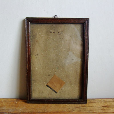 フレームブラウン(ガラス) 25.5cm 19世紀 - donum ドナム 古道具