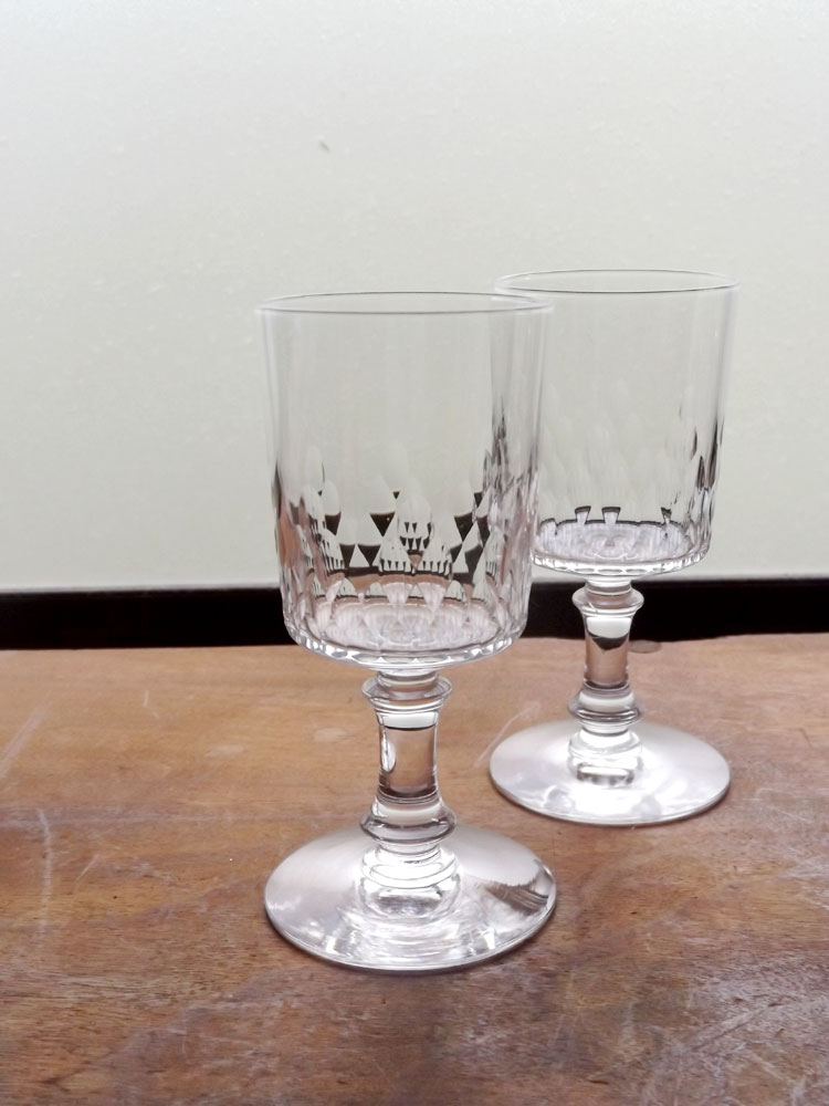 1890年代頃フランス・Baccarat・Richelieu・クリスタル・ガラス