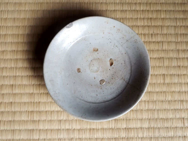 李朝時代後期頃・堅手・白磁・皿 | Sara,Korea,porcelain,cir1800 