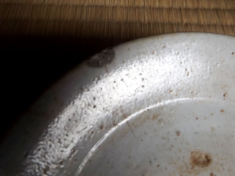李朝時代後期頃・堅手・白磁・皿 | Sara,Korea,porcelain