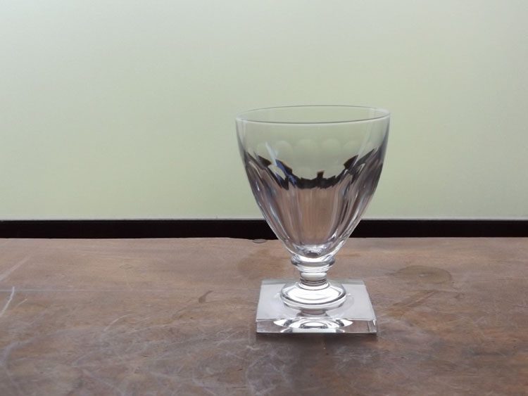 1930年代頃ベルギー・Val Saint Lambert・ヴァルサンランベール・クリスタルガラス・グラス・12.5cm