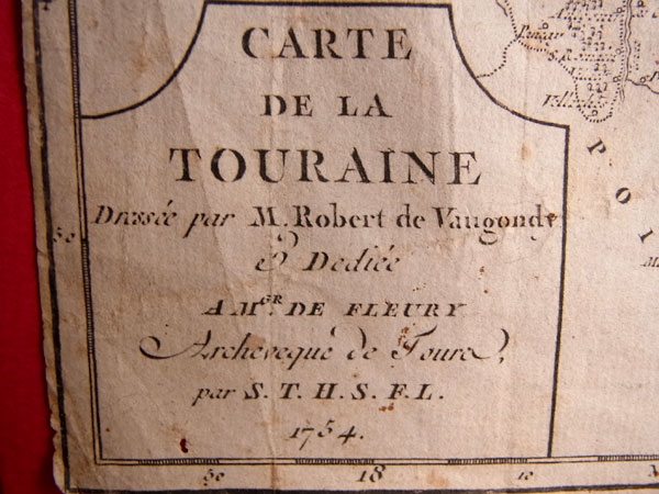 1764年フランス・古地図 - donum ドナム 古道具 アンティーク フランス