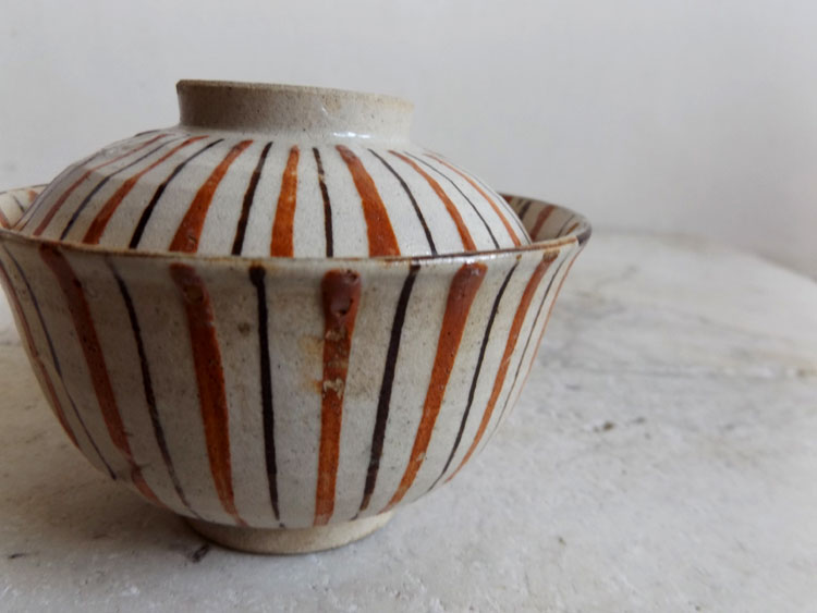 明治時代頃・瀬戸・茶碗・麦藁手 | Chawan,Seto,ceramic,c1860 - HUMI