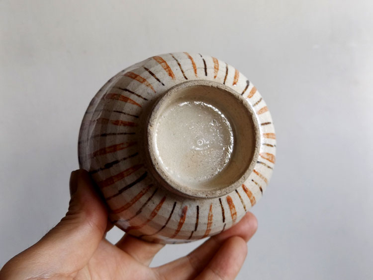 明治時代頃・瀬戸・茶碗・麦藁手 | Chawan,Seto,ceramic,c1860 - HUMI 