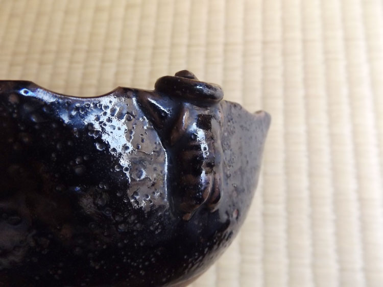 江戸時代末期頃・薩摩焼・黒薩摩・一閑人・鉢 | Hachi,Satsuma,ceramic 