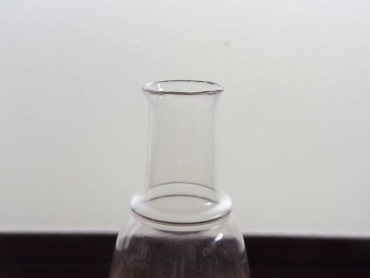 大正時代頃・手吹・和ガラス・徳利・15cm | Tokkuri,glass,cir1920