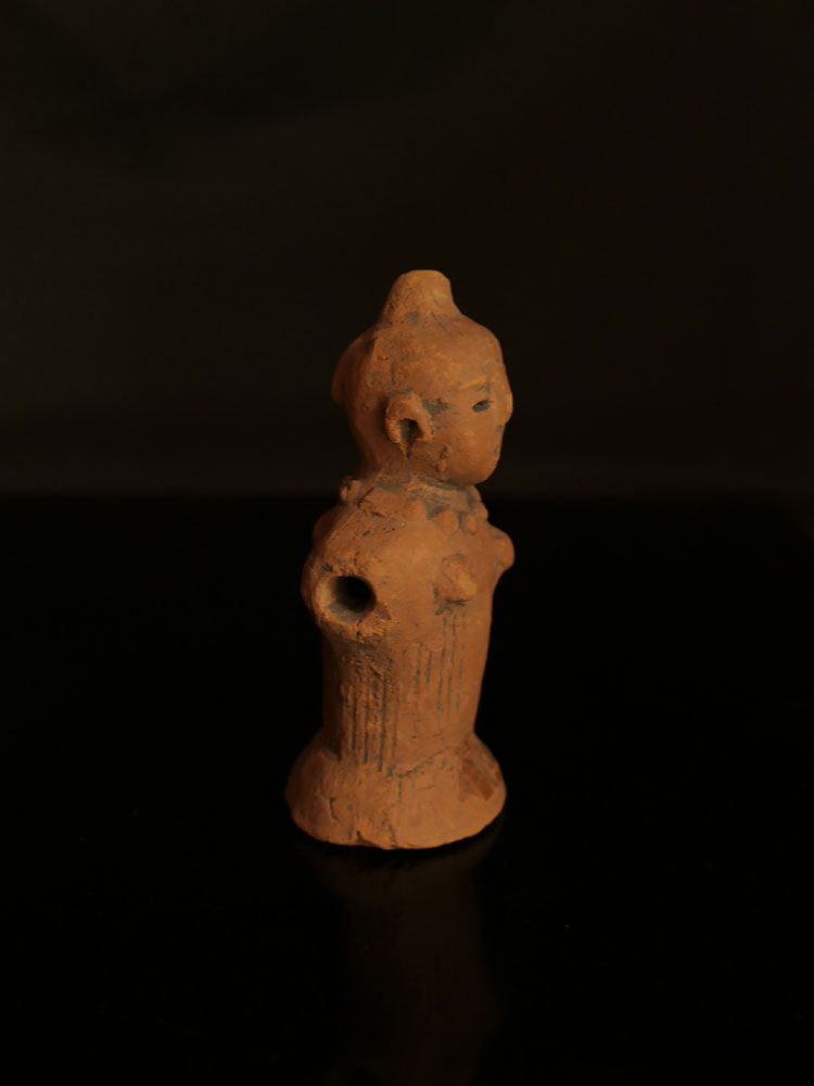 3-7世紀頃・古墳時代・母子・土偶・土器・h9.5cm