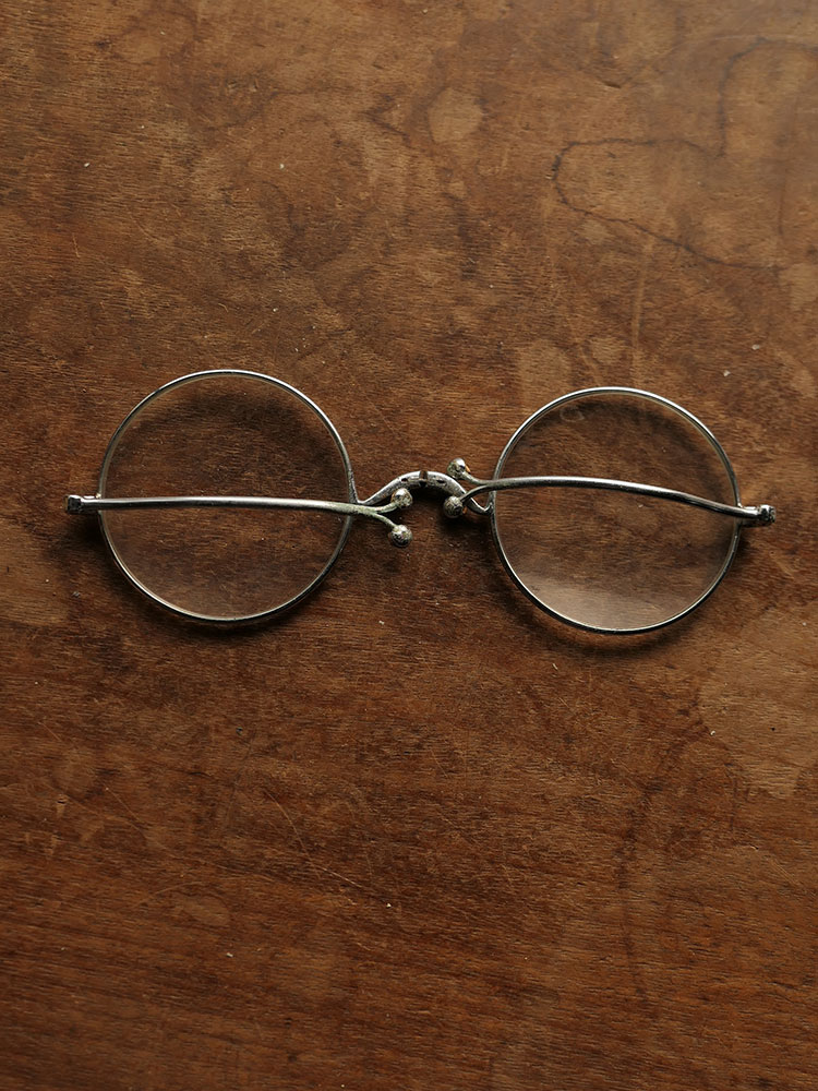 明治時代頃・折り畳み式・コメカミ・メガネ | Megane,iron,cir1900